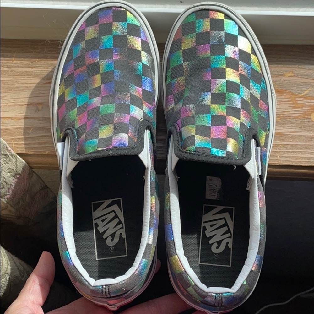 Vans slip ons women’s size.
